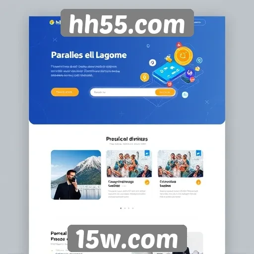 Facilidade de navegação e design do hh55.com