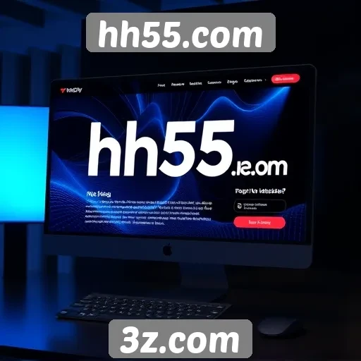 Análise da interface de usuário do hh55.com